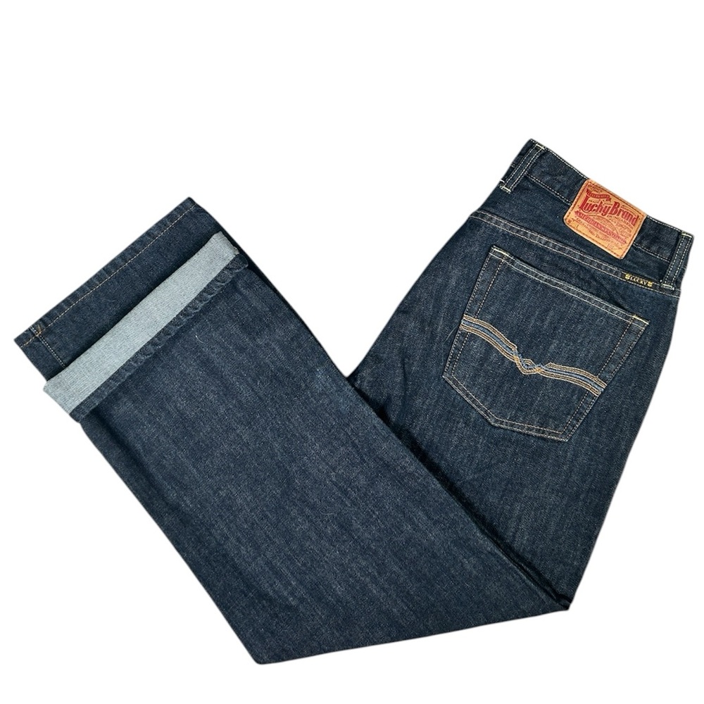 Lucky Brand by Gene Montesano Dungarees Ringspun Cotton Denim Men's Jeans Sz 36